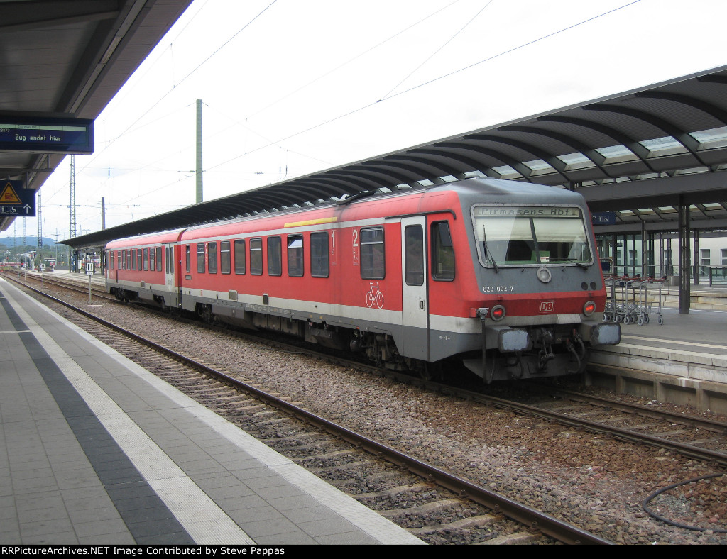 A diesel 629 class Triebwagen 